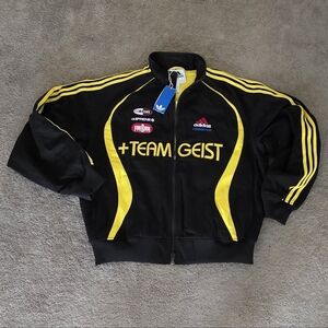 Adidas Originals Moto Jacket KG2679 Black/yellow Size M